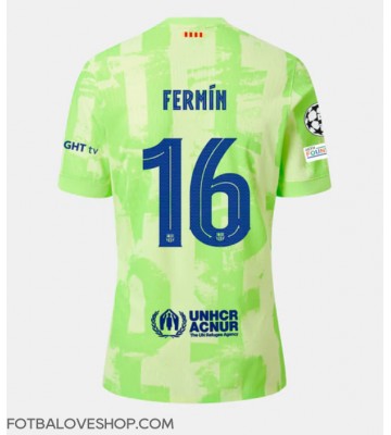 Barcelona Fermin Lopez #16 Alternativní Dres 2024-25 Krátký Rukáv